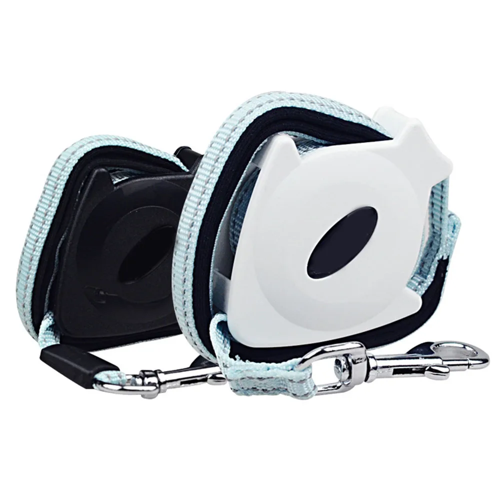 

Retractable Dog Leash Size M White Reflective Safety Portable Comfortable Pet Walking Leads Dog Leash