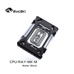 Bykski CPU Water Block Use for AMD RYZEN3000 AM3 AM4 AM5 1950X TR4 X399 X570 Motherboard / 5V 3PIN RGB Light /Copper Radiator