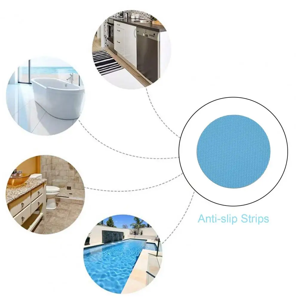 Long-Lasting Anti-Slip Shower Stickers Vibrant Color Multipurpose Practical Anti-skid Shower Stickers Adhesive Appliques