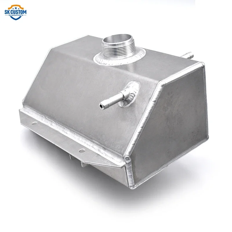 2.5L Car Modified Water Tank Aluminum Coolant Expansion Reservoir Tank For Ford Mustang