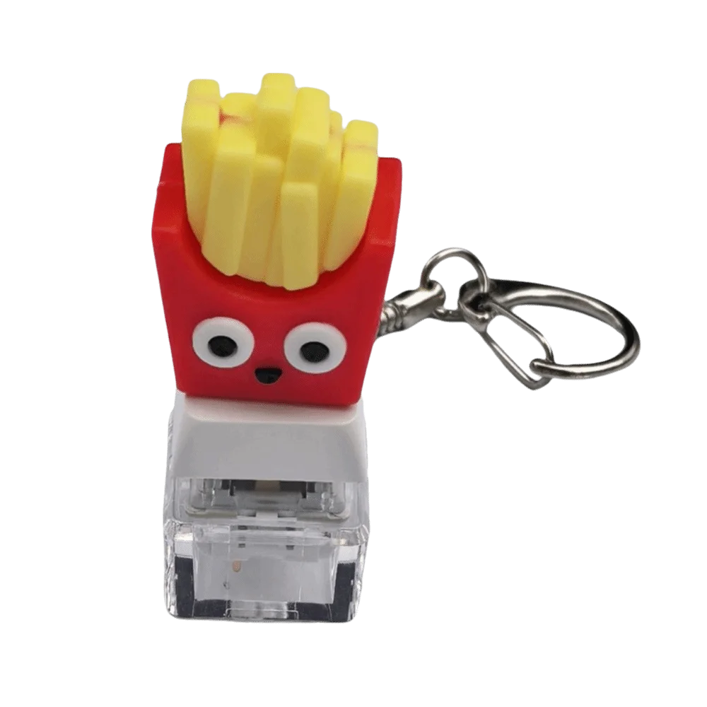 

Картофель фри, мороженое, гамбургер, брелок для снятия стресса, пропуск времени, колпачок для клавиатуры на палец, креативный колпачок для ключей