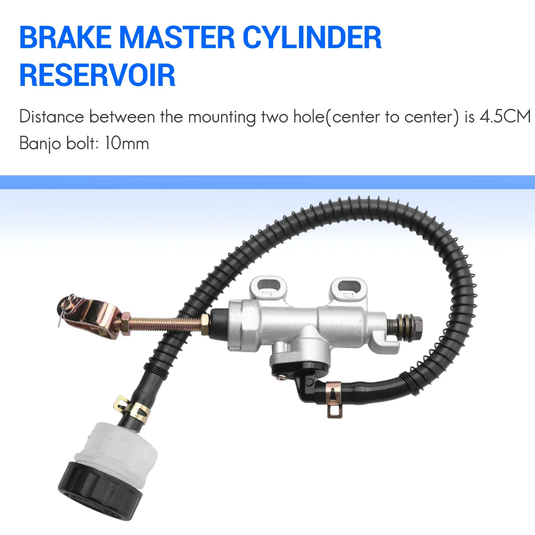 

Motorcycle Universal Foot Brake Hydraulic Pump For Suzuki Kawasaki Honda Rear Brake Master Cylinder Pump Motorbike