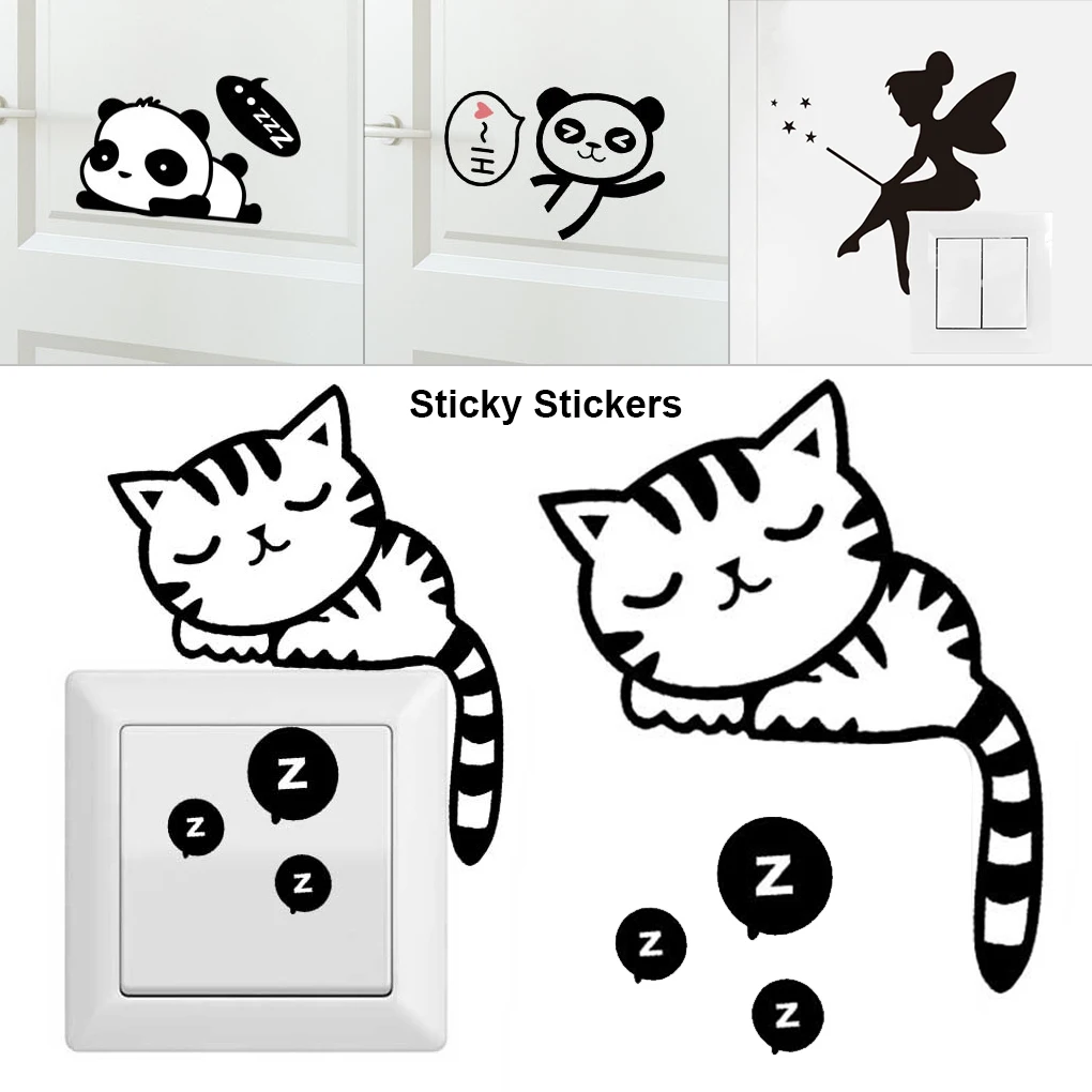 Water Proof Wall Stickers Easy To Wide Application Durable Light Switch Stickers Decoration Effect 008