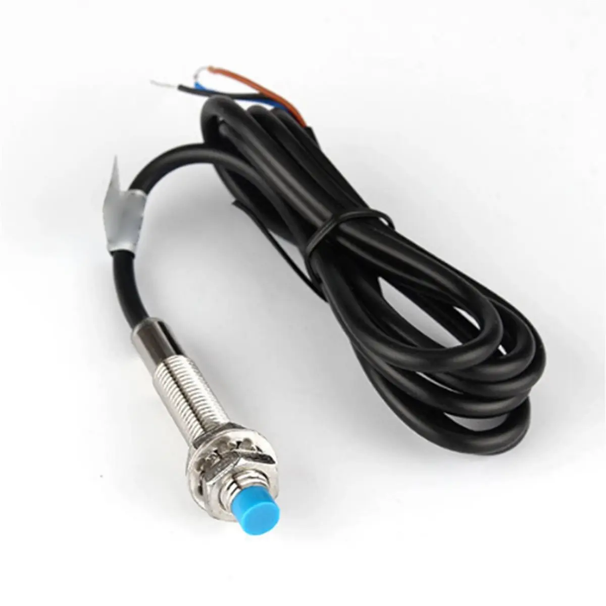 5Pcs Inductive Proximity Sensor Switch, NPN NO, LJ8A3-2-Z/BX, 3 Wire Normally Open, M8, Detector 2mm