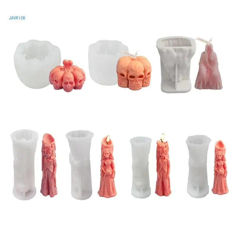 Halloween Casting Mold Sharpless Silicone Durable Strong Anti Deform