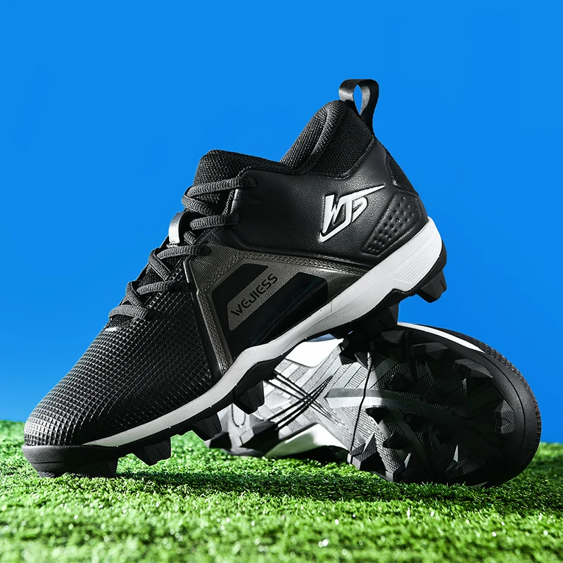 High Quality Men's Baseball Shoes Football Shoes Rubber Sole Anti-slip Football Sports Shoes Size 39-46