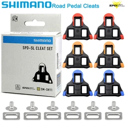 SHIMANO SPDSL Pedal Cleats for Road Bike SH10 SH11 SH12 Self-locking Ultralight Pedals Clips for Road Bicycle Claris Tiagra 105