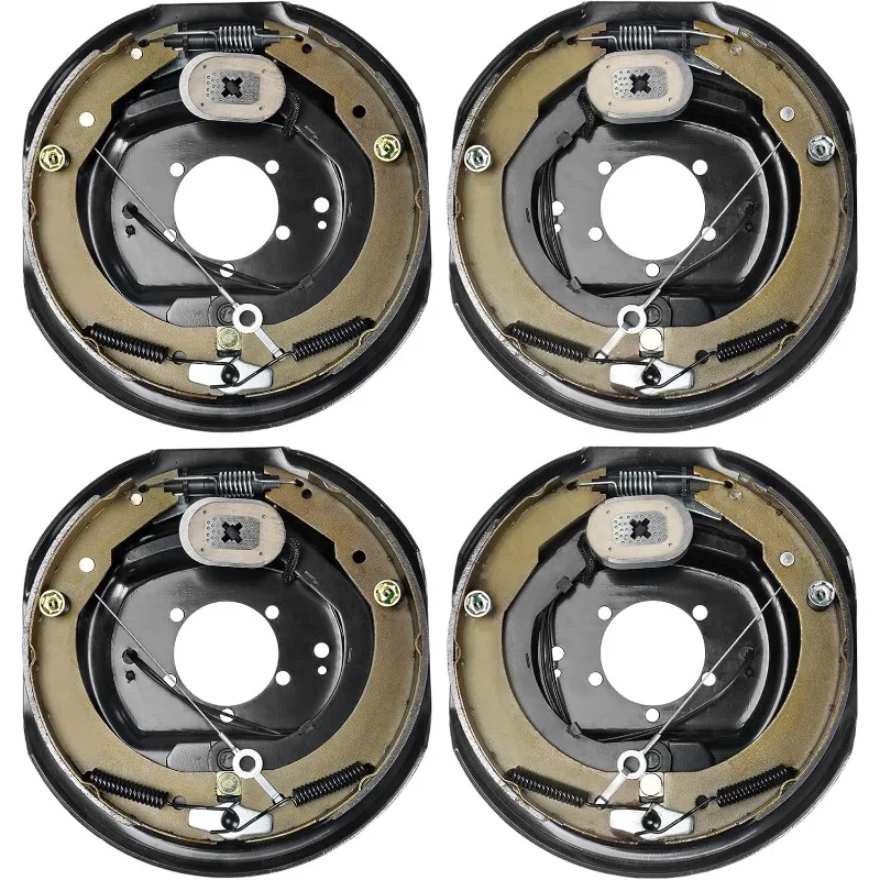 

VEVOR Electric Trailer Brake Assembly, 12" x 2", 2 Pairs Self-Adjusting Electric Brakes