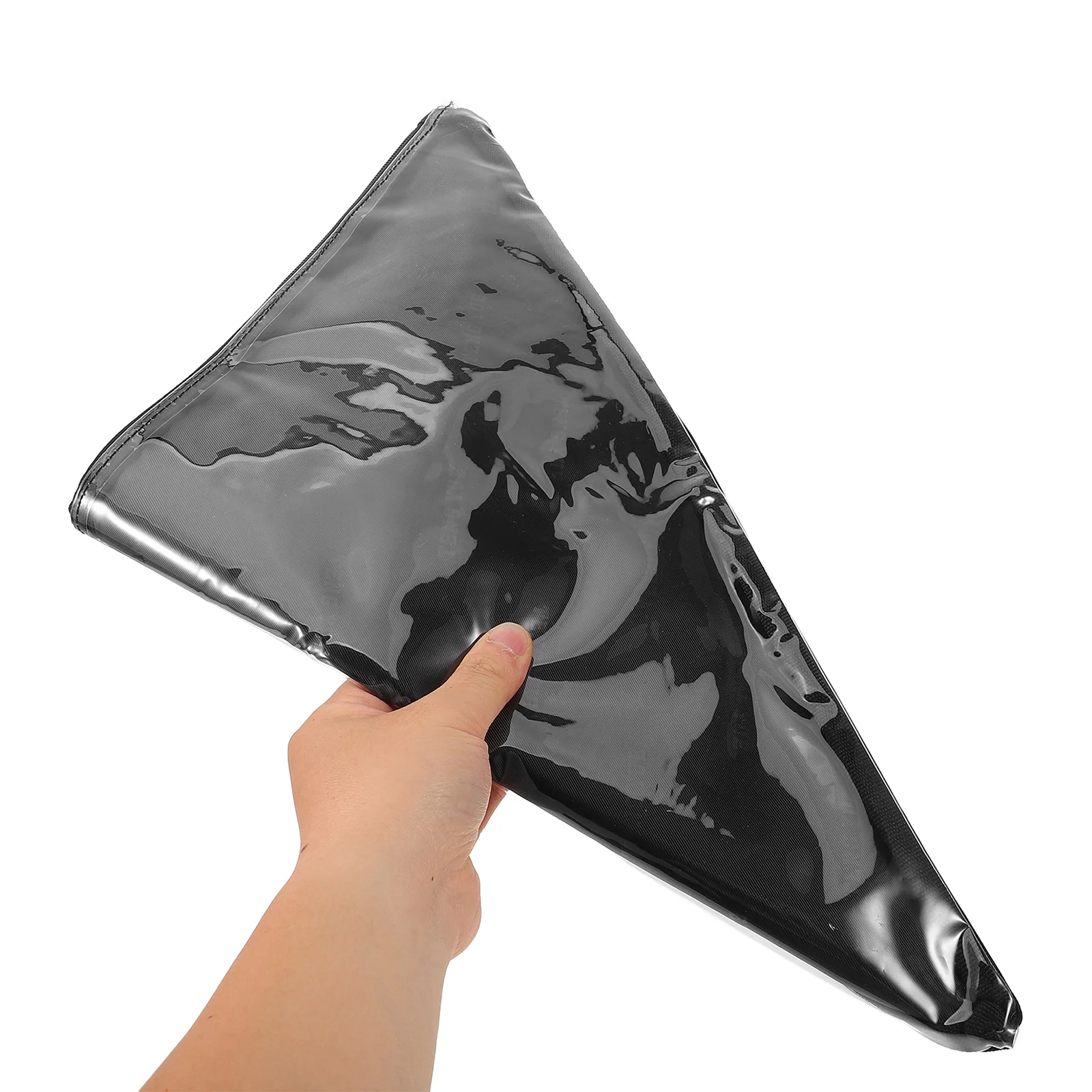 

Triangle Flag Storage Bag Plastic Waterproof Foldable Large Durable Flag Holder Display Container for Burial Memorial Flags