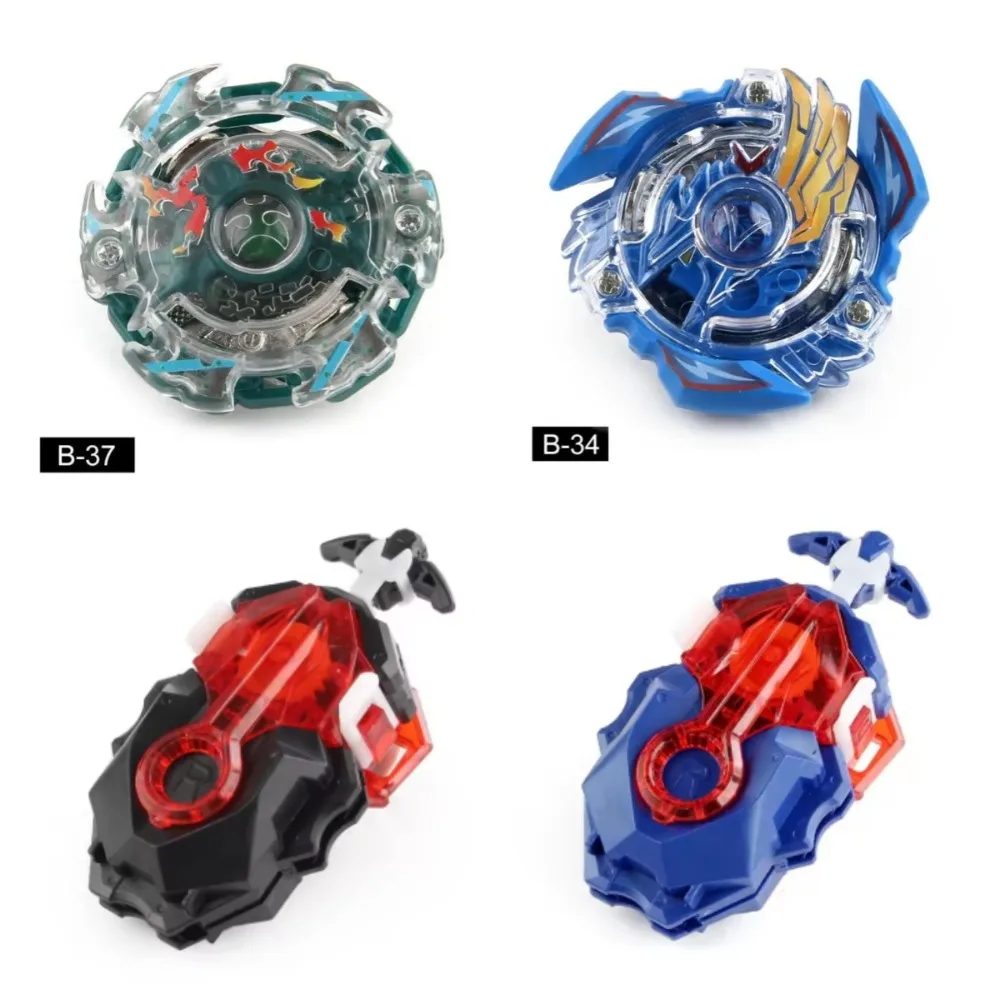 Burst Against Gyro Set, Metal Gyro+Cable Launcher, Children's Competitive Game Toy Boy Christmas Gift
