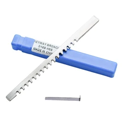 Push Type Keyway Broach 3/16 B Inch Size For CNC Broaching Machine Metalworking High Speed Steel HSS Cutting Tool