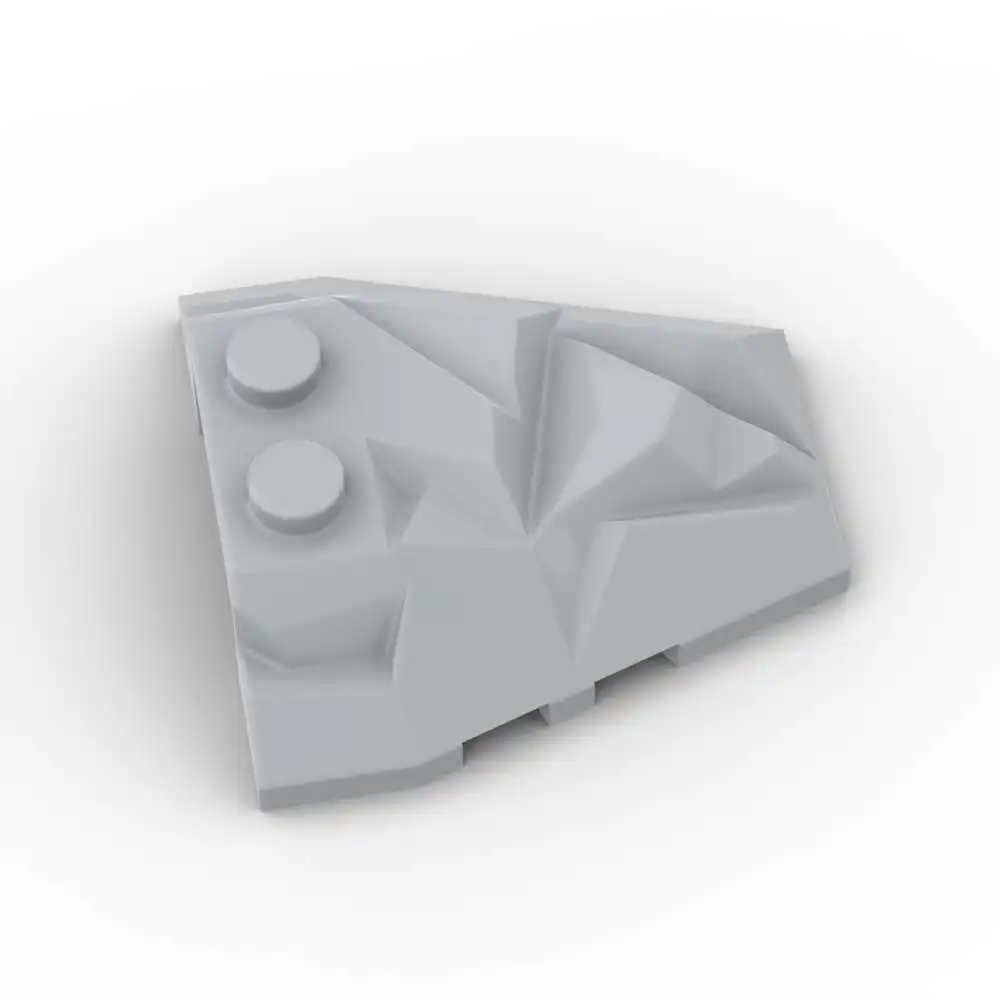 

MOC 1PCS Part Bricks 64867 Wedge 4x4 Building Blocks Fractured Polygon Top Particle Puzzle Assemble Toys Children Birthday Gifts