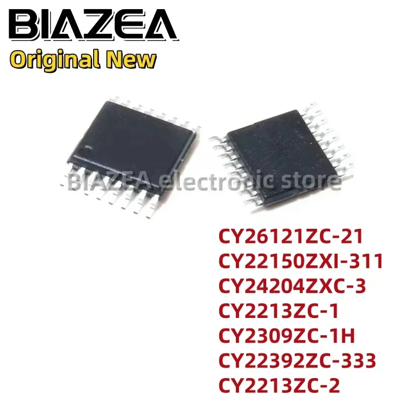 1piece CY26121ZC-21 CY22150ZXI-311 CY24204ZXC-3 CY2213ZC-1 CY2309ZC-1H CY22392ZC-333 CY2213ZC-2 TSSOP16