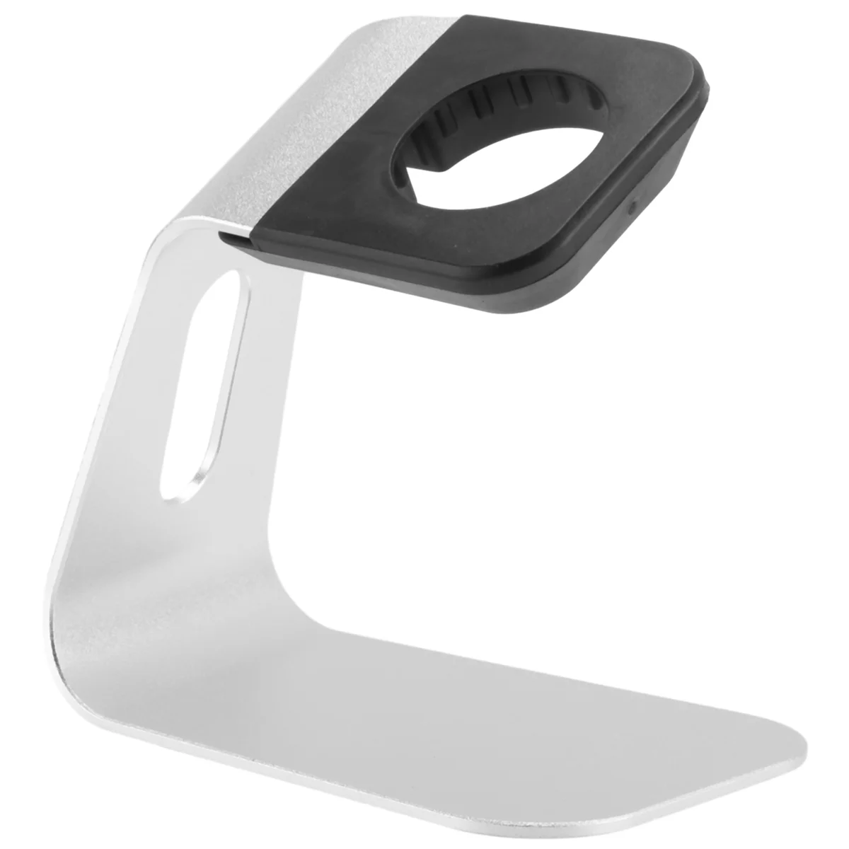 ABGN Smartwatch Holder Stand Universal Charger Dock For For 42Mm 38Mm Aluminum alloy + plastic Portable Charging Station(Silver)