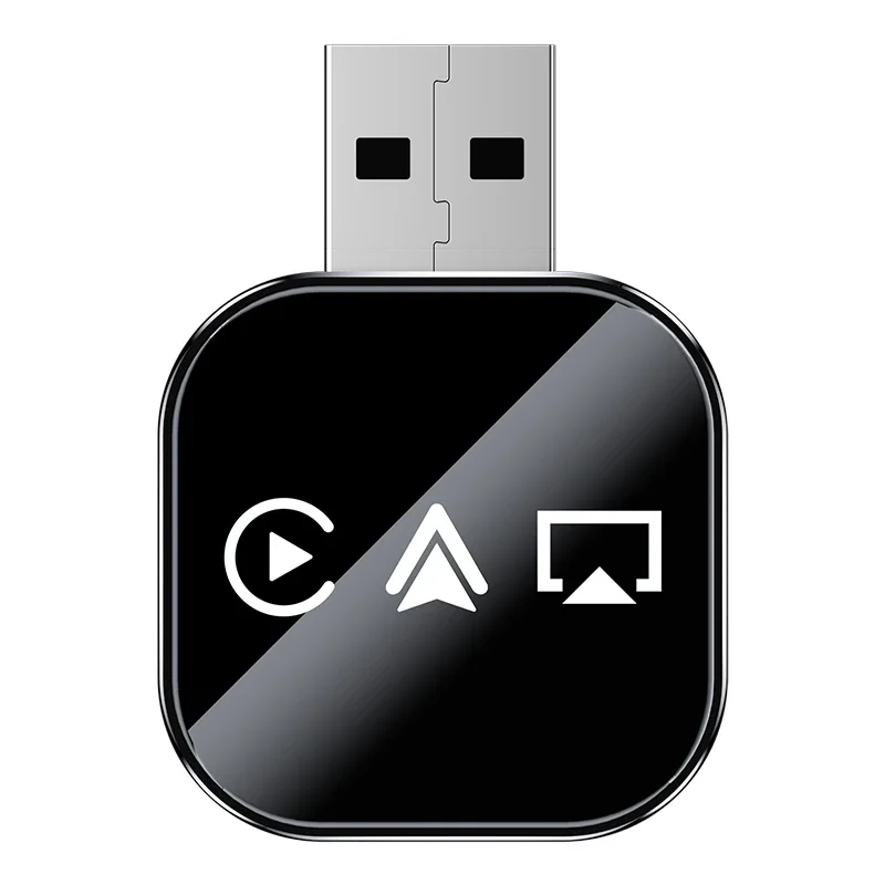 3 In1 Wireless Carplay Smart Mirror Link Carplay Android Auto USB Dongle محول سلكي Carplay إلى التوصيل والتشغيل اللاسلكي #3