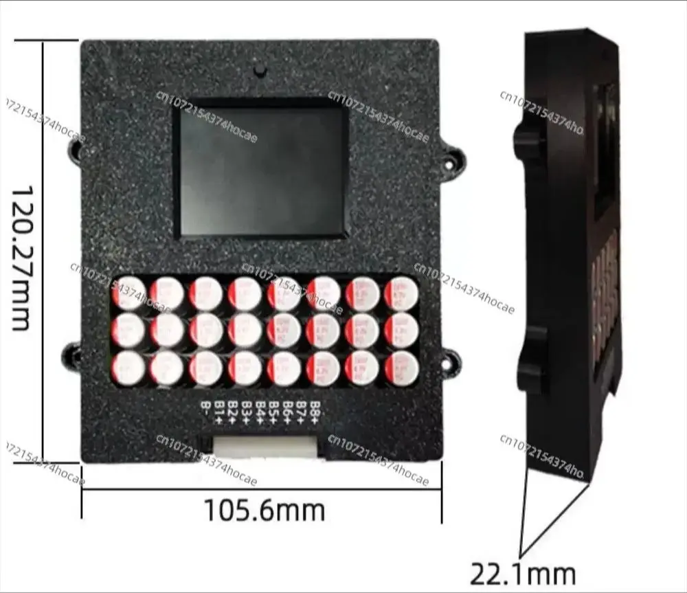 4S 6S 8s battery balancer for up to 5.5A active balancer with display and ABS