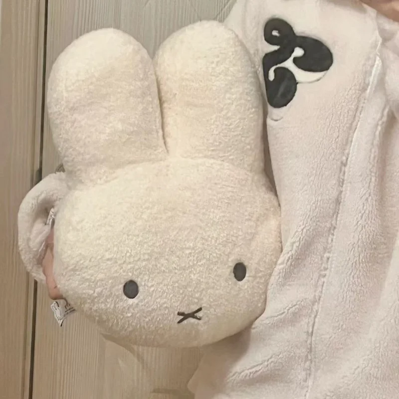 Simple Miffy Rabbit New Sweet Cute Creative Cartoon Pattern Plush Toy Pillow Fashionable Soft Comfortable Lumbar Cushion Gift view 6
