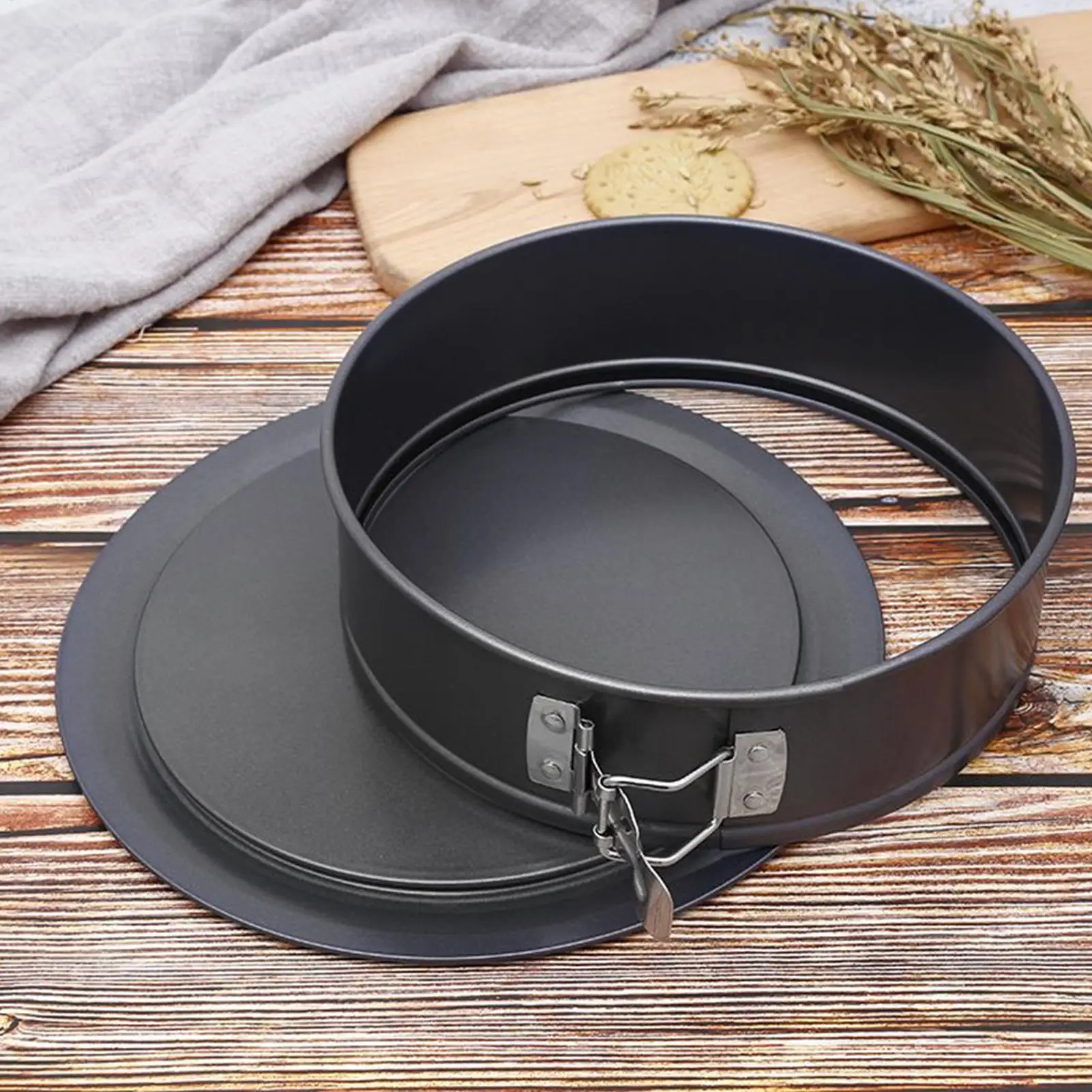 Professional Nonstick Springform Cake Pan with Removable Bottom for Home & Commercial Kitchen Baking, Oven Safe
