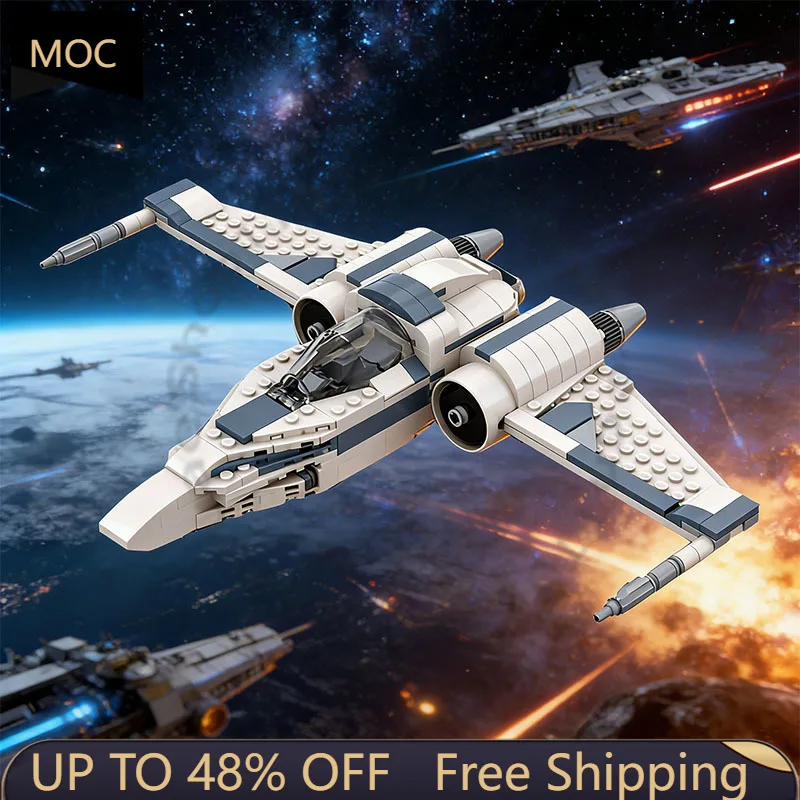 

335 PCS Space War Model Modular Incom Z-95 Headhunter MOC Customize Modular Building Block Creative DIY Boys Toy Birthday Gift