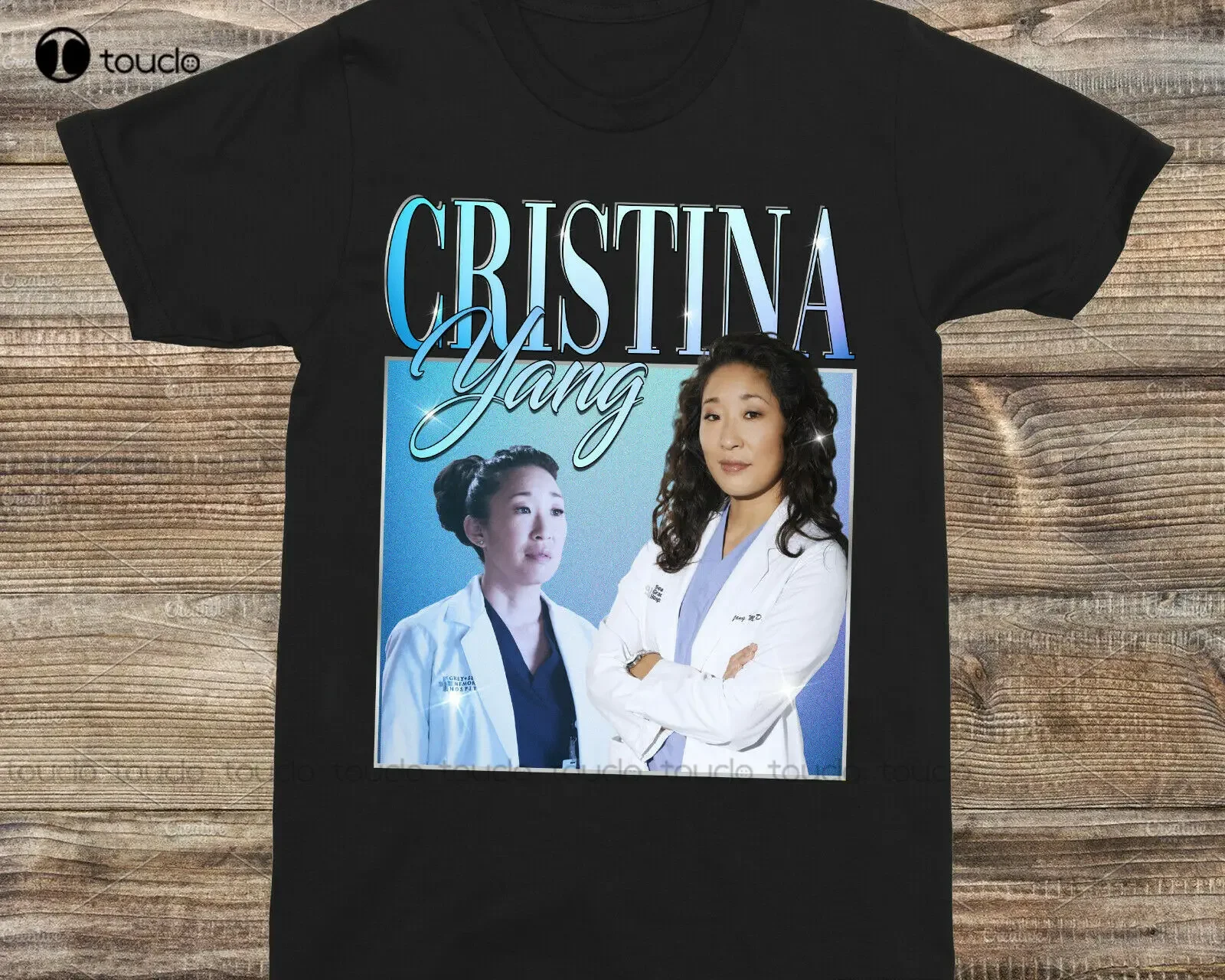 Cristina Yang Grey'S Anatomy Sandra Oh 90S Vintage T-Shirt Tshirt Dress Cotton Tee Shirts Xs-5Xl Unisex Fashion Funny Tshirt