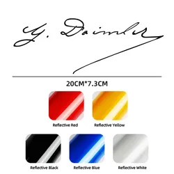 Car Interior Body Window Sticker Trunk Signature G Daimler Decal For Mercedes Benz All models A C E S CLA GLS GLE ML G Class AMG