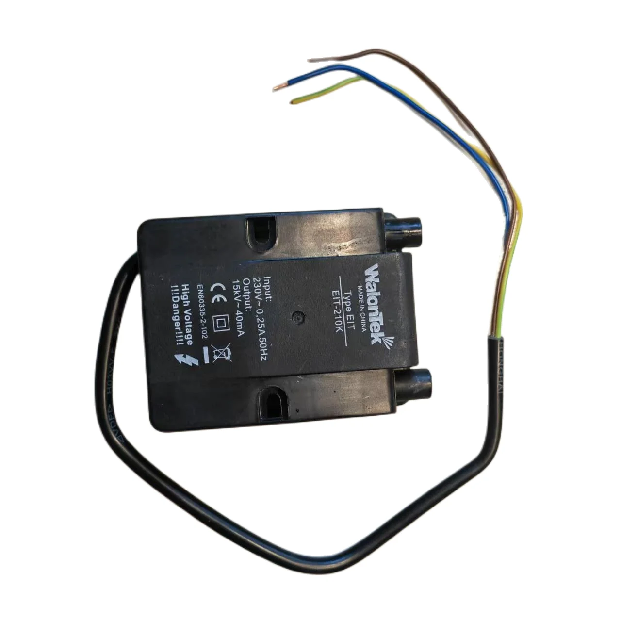 Transformador de ignición de Gas, poste de electrodo de una salida para quemador de Gas