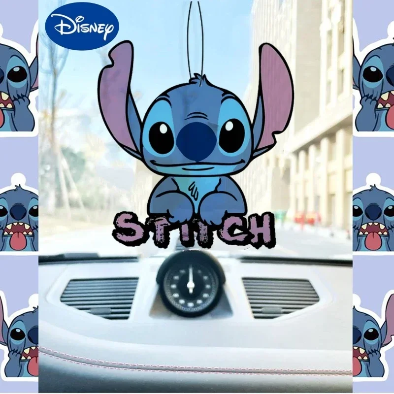 Disney Stitch Aromatherapy Tablets Stich Car Aromatherapy Water Remove Odor Purify Air Cartoon Pendant Kids Toy Christmas Gifts