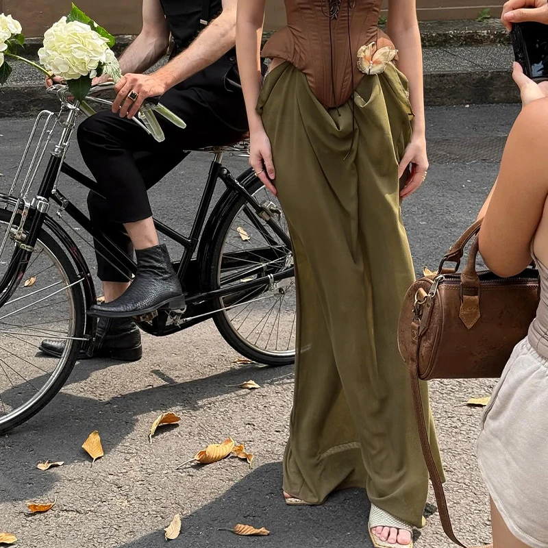 WhereMery Vintage Off Shoulder Sleeveless Long Dresses Sexy Women's Sheath Lace up A-Line Dress Elegant Summer for 2025 Vestidos