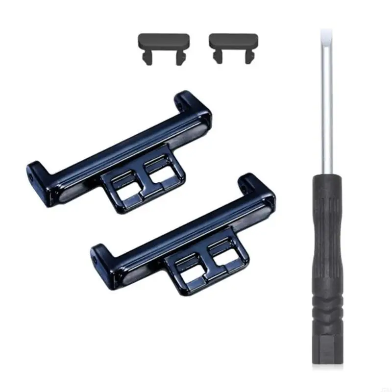 J78A 1 Pair Straps Link Attachment for Watch FIT 20mm Wrist Band Connection Smartwatch Bracelets Adapter