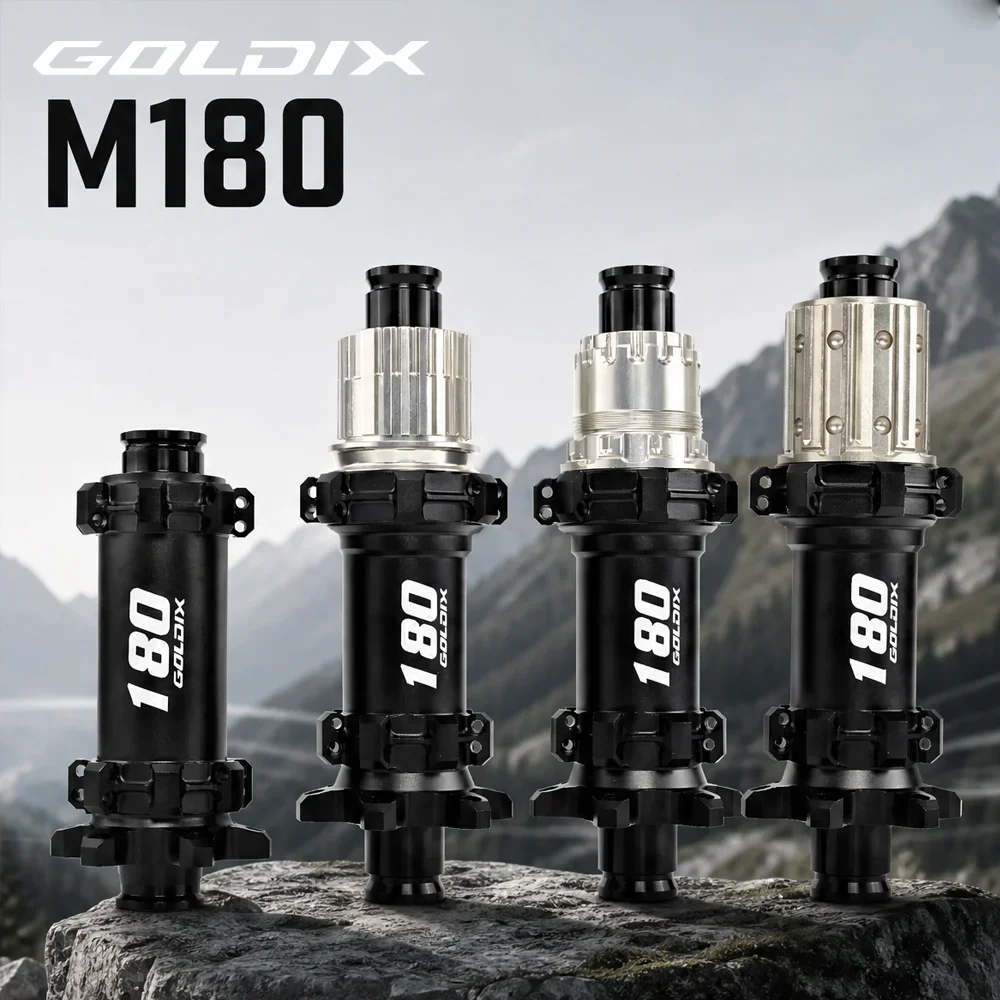 

Велосипедная втулка GOLDIX M180 для горного велосипеда, 60T Helical Ratchet, Center Lock, дисковый тормоз, 24/28H, BOOST, сквозная ось 110X15 148X12, HG/XD/MS