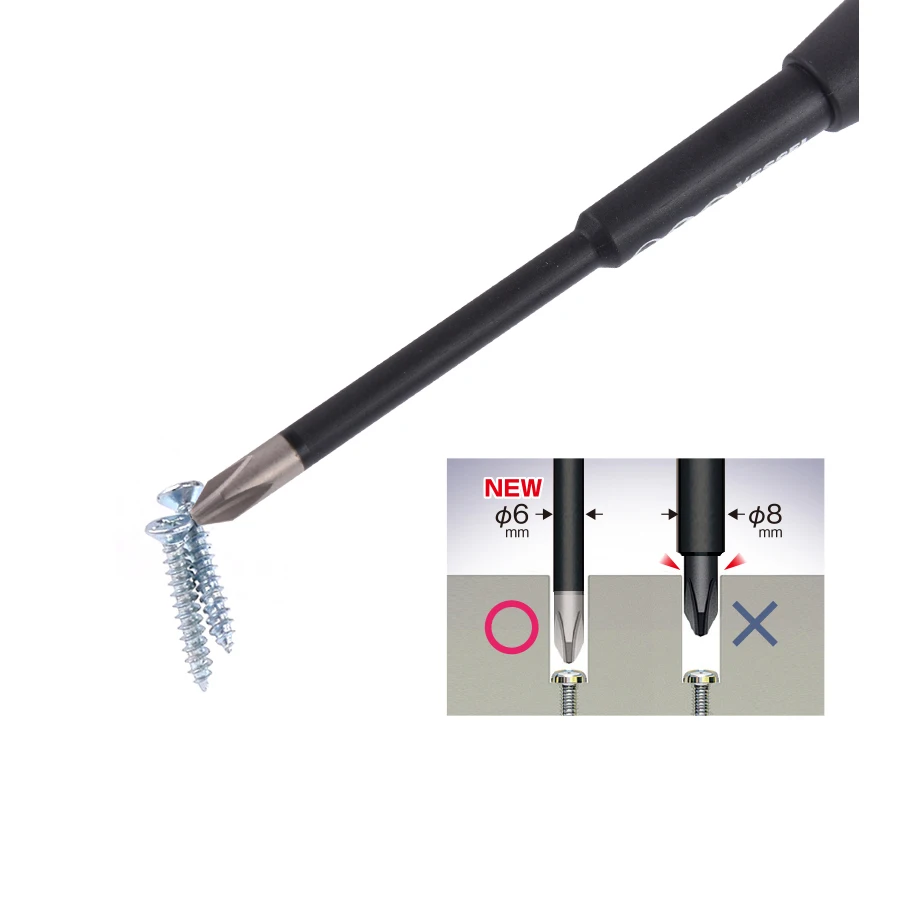 Imagem -03 - Vessel-chave de Fenda de Catraca com Haste Substituível Phillips e Parafusos com Fenda Eletricista Repair Handtool 2200 Ball Grip
