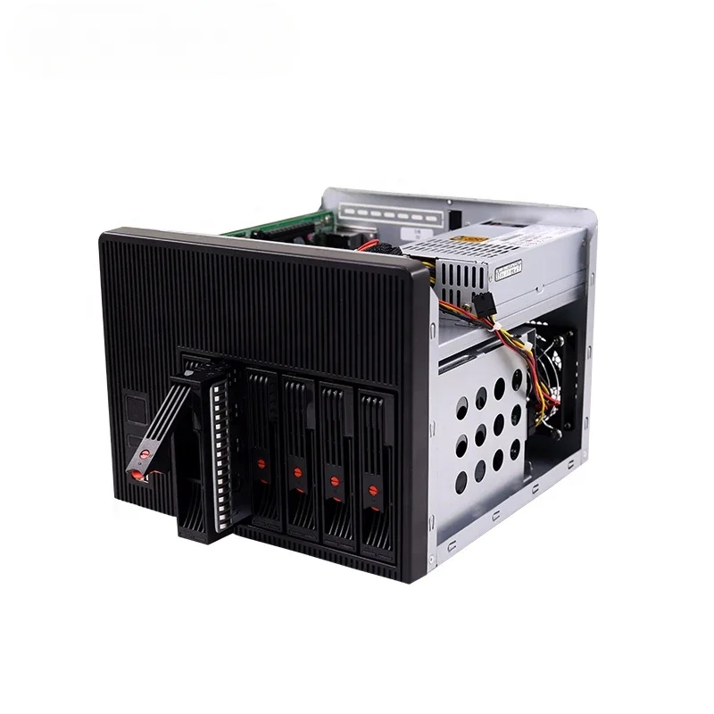 Новый высококачественный 6-битный NAS-серверный прибор N5095 с возможностью горячей замены