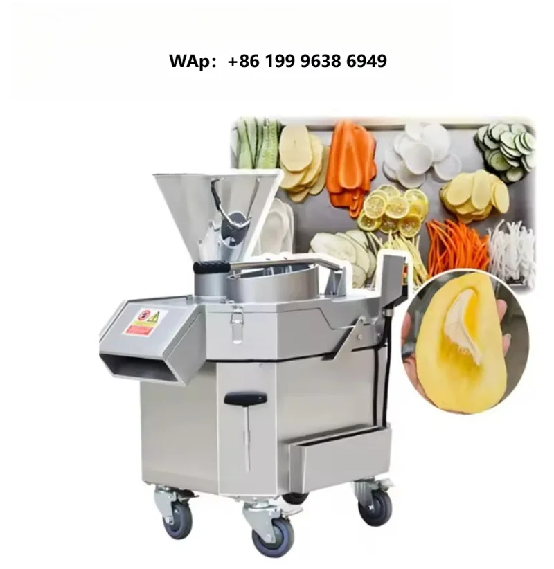 Heavy Duty Commercial Food Processing Machine Industrial Automatic Multifunctional Vegetable Slicing Chopping Cutter