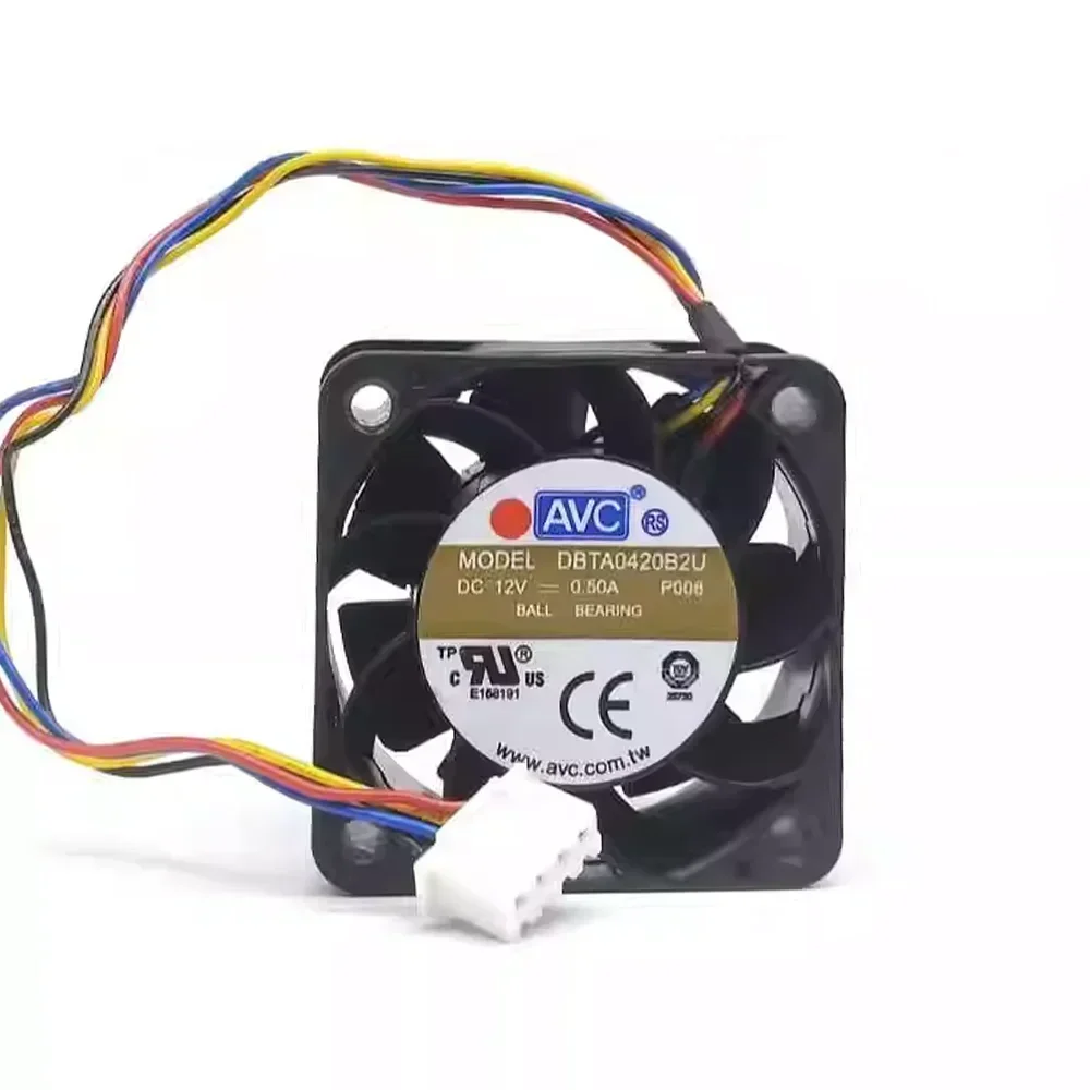 

+Новинка для DBTA0420B2U-P037 32030087-001, вентилятор 4 см, 40 мм, 40x40x20 мм, 12 В постоянного тока, 0,50 А, 4 линии, охлаждающий вентилятор большой объем, небольшой серверный корпус