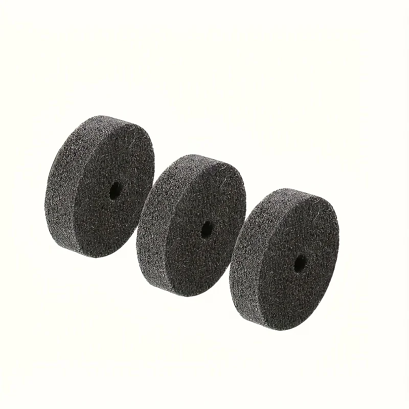 

3Pcs Abrasive Wheels, Polishing Wheel Set - Heavy-Duty Round Mounting Polishing and Grinding Wheels, Compatible Polishing Wheel Attachments (Assembly Required), for Woodworking, Metalworking, Automotive, - Compatible with Polishing Machines &