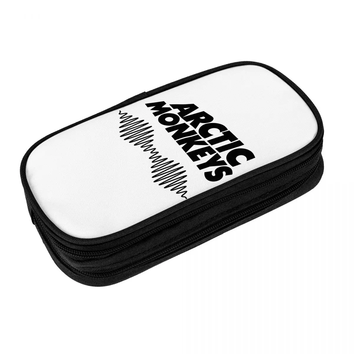 Arctic Monkeys Rock Band (1) Pencil Case Portable Pencil Bag Students Zipper Kawaii School Pencil Cases Design Stationery