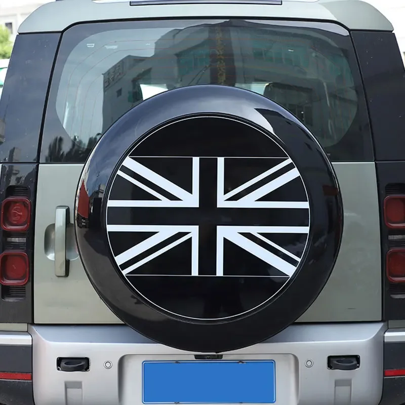 For land rover defend 90 110 130 2008-2024 ABS Car Rear Spare Tire Protective Cover For Defender Car Accessories 4x4 Off-road