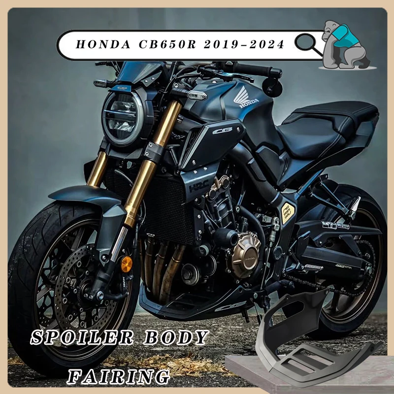 Customized For Honda CB650R 2019-2024 Engine Lower Spoiler Body Fairing Protector Guard Chassis Shield Street ﻿ABS Material