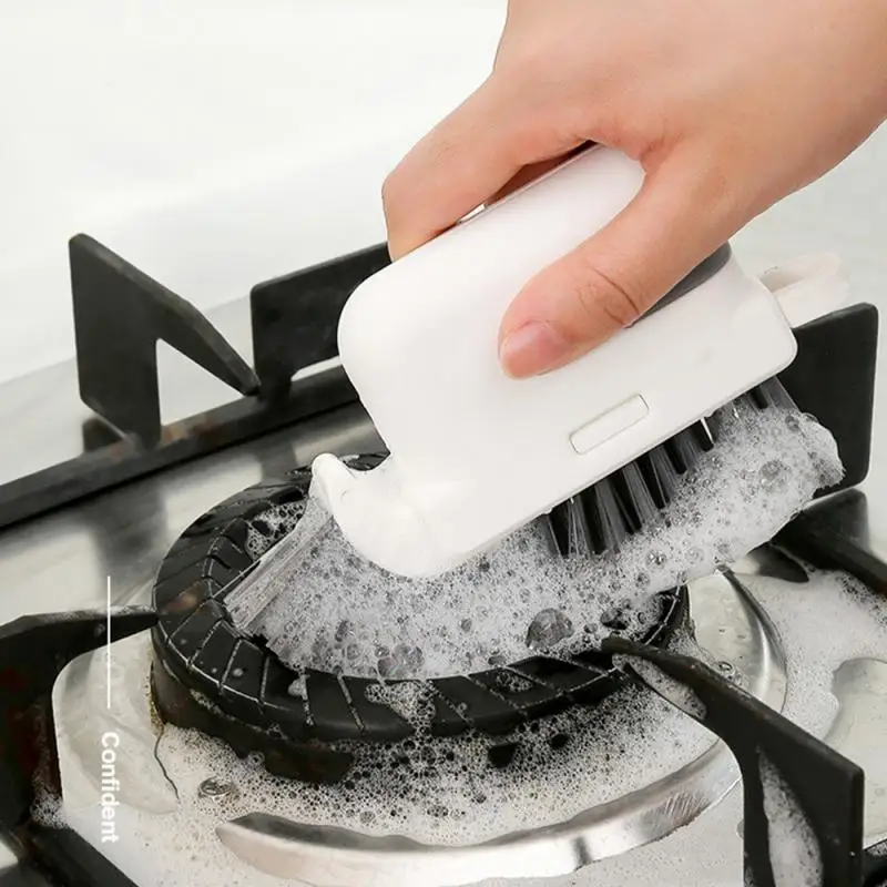 Window Groove Cleaning Cloth Window Groove Durable Removable Save Time Three-in-one Door Cleaning Tool Removable Cloth Creative