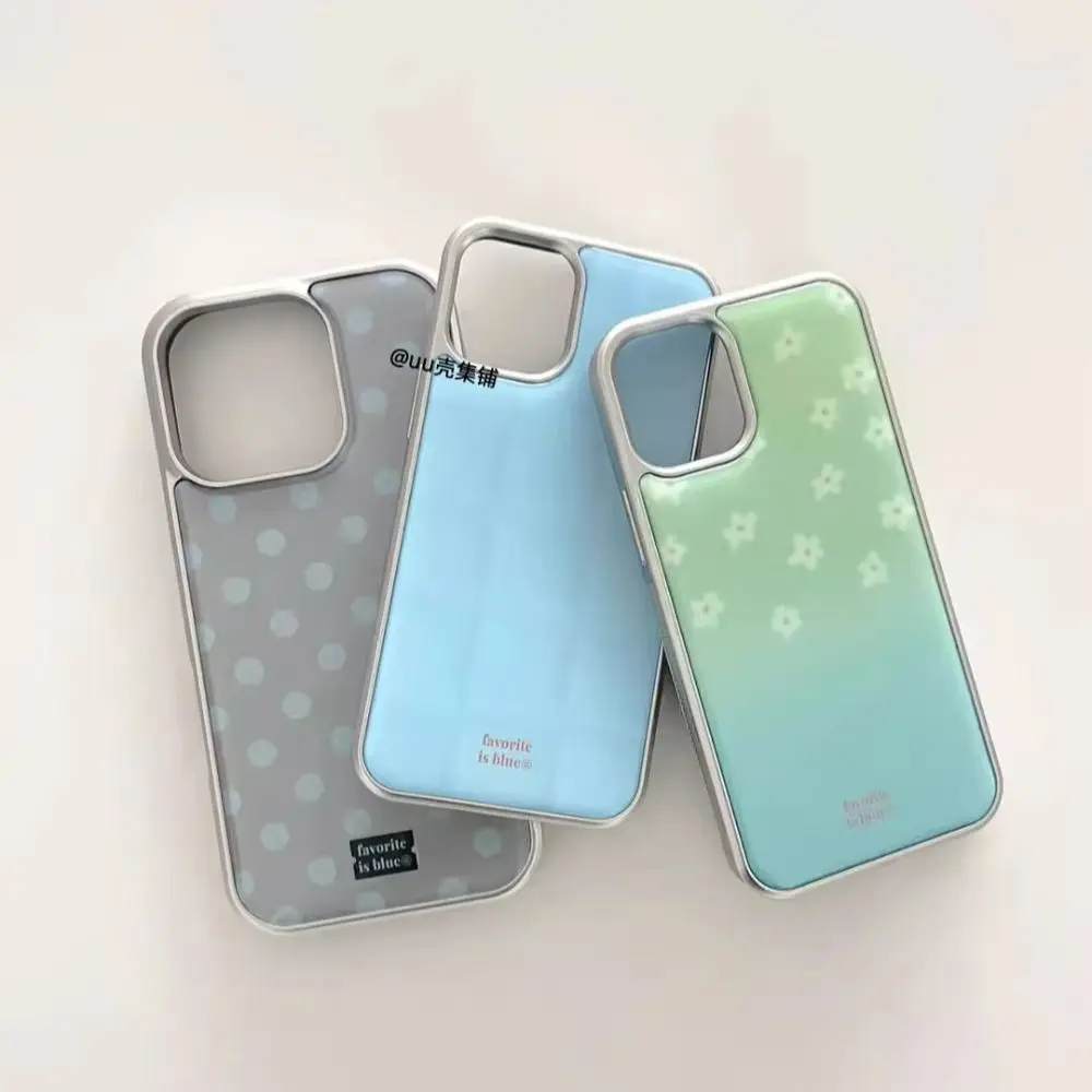 Korean Ins Polka Dots Cool Fashion Y2K Phone Case For Samsung S23 FE S24 Plus S26 Ultra S25 Edge Anti Drop Resin Casting Cover