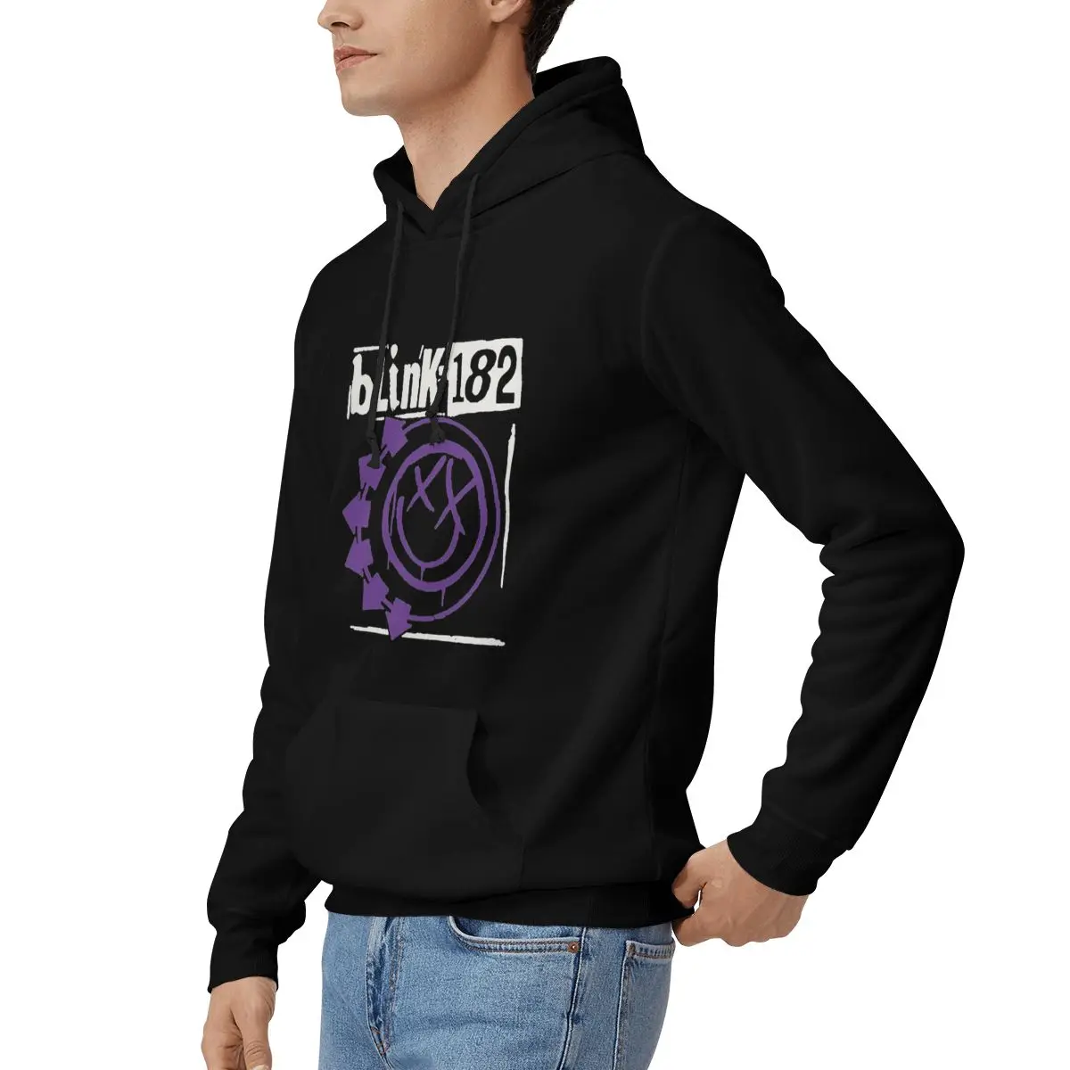 Blink 182 Punk Smile sudaderas con capucha hombres mujeres Casual pulóver sudadera moda manga larga con capucha Otoño Invierno