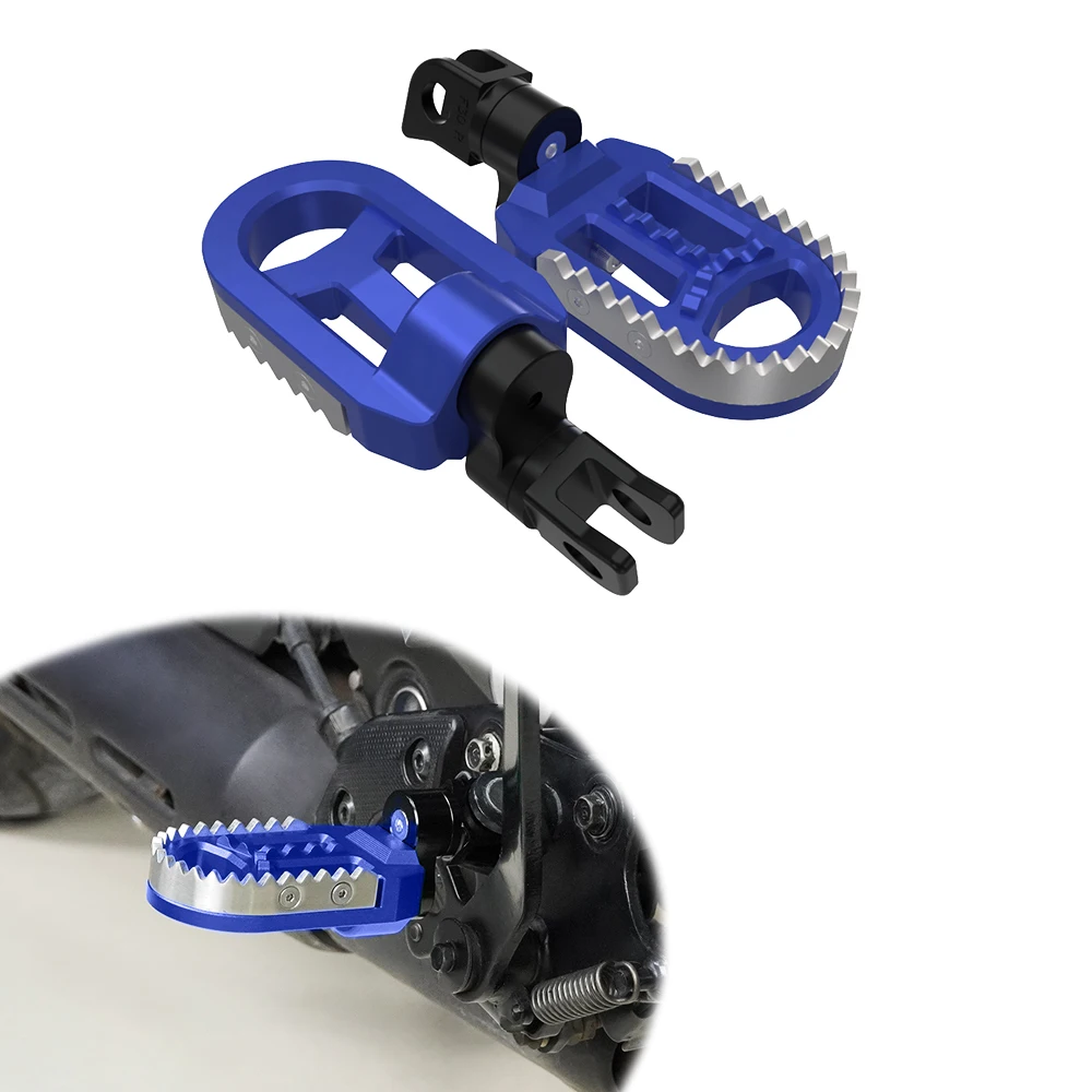 

For Yamaha WR125X WR125R 2009 2010 2011 2012 2013 2014 Motorcycle Front Footrest Adjustable Foot Pegs Rotatable FootPegs Rest