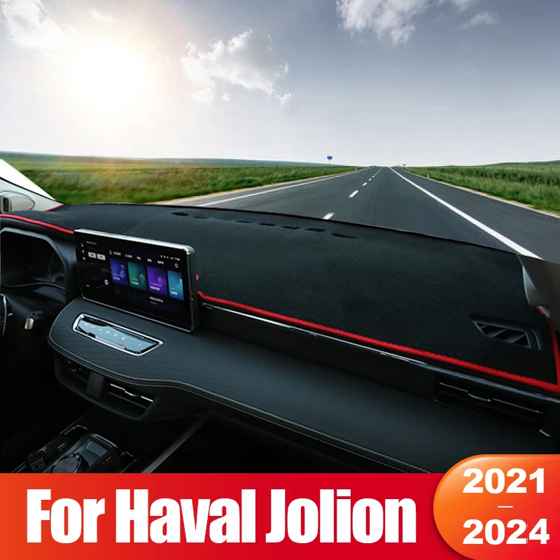 

For Haval Jolion 2021 2022 2023 LHD RHD Car Dashboard Cover Sun Shade Mats Instrument Desk Anti-UV Non-slip Pad Accessories