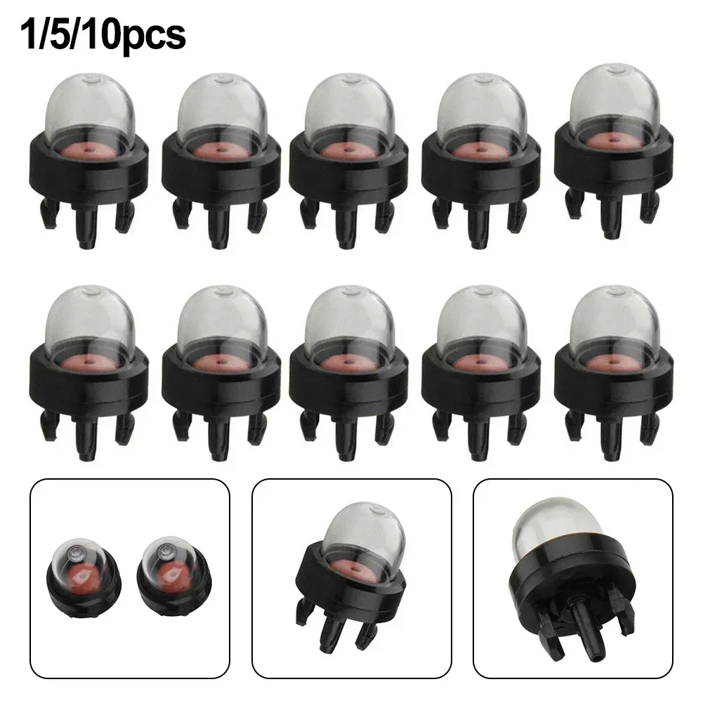 1/5/10 pçs lâmpada primer para homelite para mccullock para stihl trimmer motosserra ventilador cortador de grama peças ferramentas elétricas do jardim