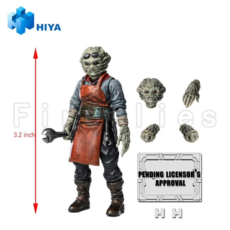 [Pre-Order] 1/18 HIYA 3.15 นิ้วAction FigureประณีตMini Series STAR TREK 2009 Keenserอะนิเมะรุ่นของเล่นจัดส่งฟรี