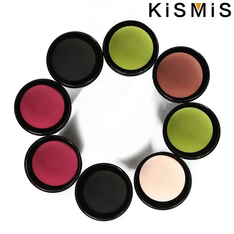 Set di spugne per trucco KISMIS fondotinta miscela spugna di bellezza con crema liquida e polvere strumenti per il trucco multicolori impeccabili