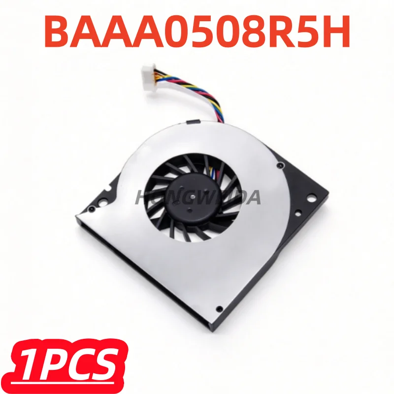 1Pcs/lot 100% New BAAA0508R5H 5V 0.50A CPU Fan GB-BXi5H-4200 GB-BXi5-5200 Pendingin 4Pin 4 Kawat Original