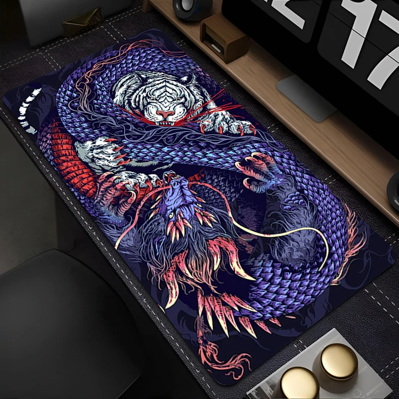 Muismat PC Accessoires Cartoon Anime Toetsenbord Pad Bureau Mat Anti Slip Muismat Natuurlijk Rubber Gaming Draak Uitgebreide Pad