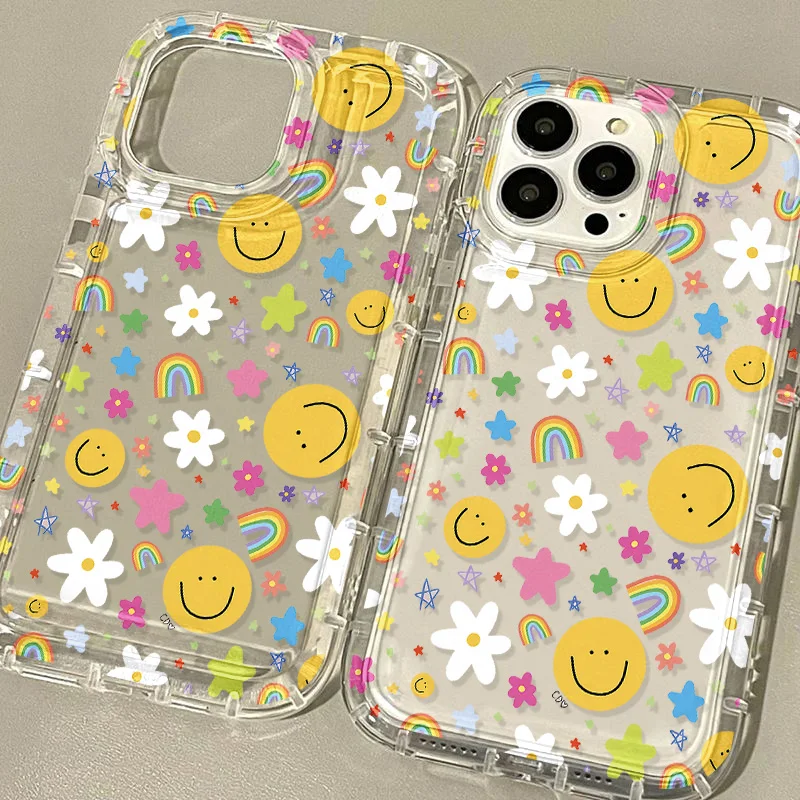 Soft Phone Case For iPhone 13 Case for iPhone 11 14 Pro 12 15 Pro Max XR XS 7 8 15 Plus SE SE3 Transparent Airbag Leopard Cover