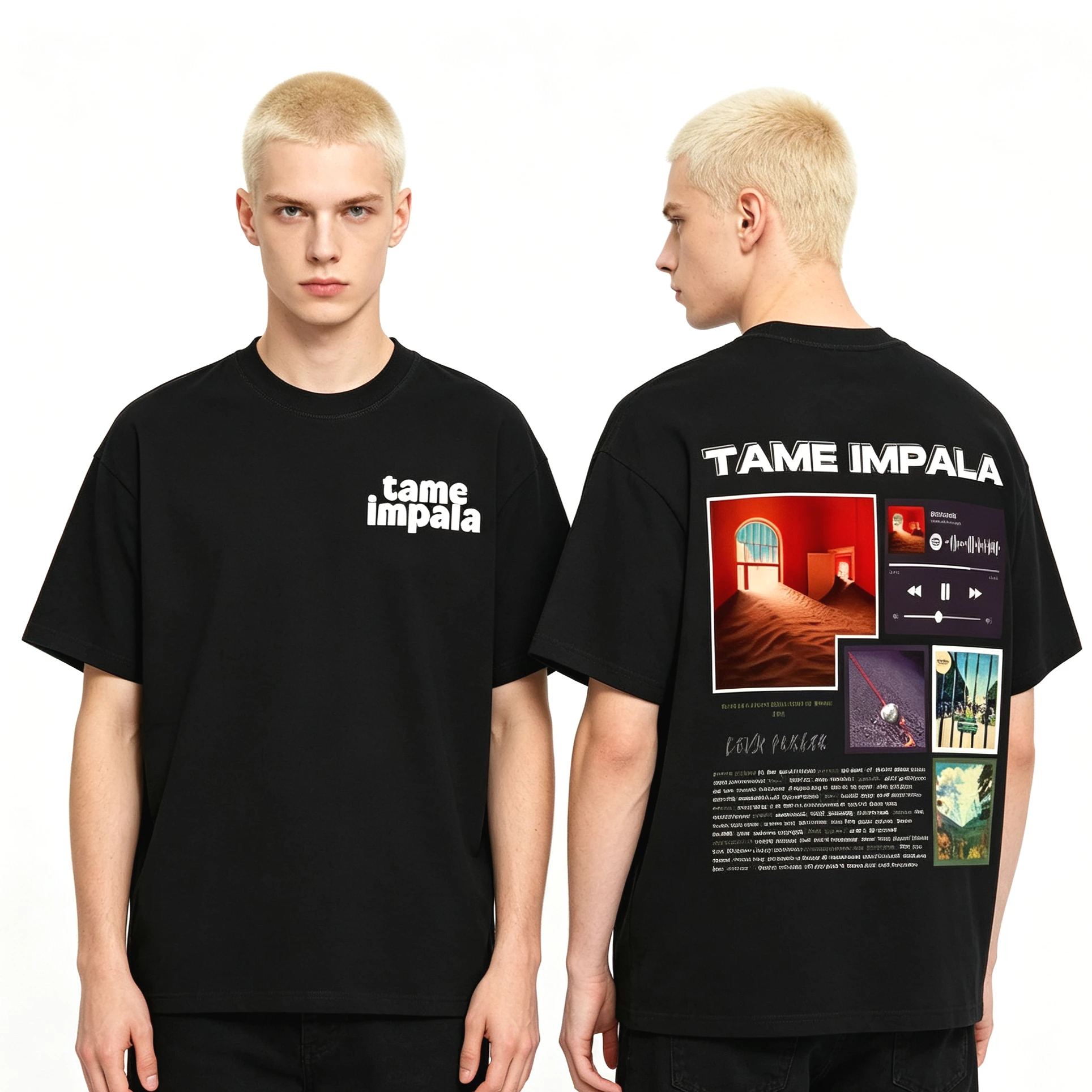 Summer Hot Sale Tame Impala Band Merch T-shirts Y2K Men Women High Quality Fashion T Shirt Printed Casual Outdoor Cotton T-shirt